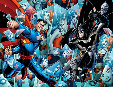 BATMAN #50 / SUPERMAN #50 DYNAMIC FORCES CONNECTING COLOR SET
