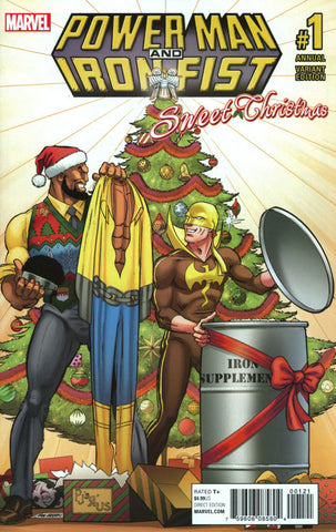 POWER MAN & IRON FIST ANNUAL #1 V3 SWEET CHRISTMAS CVR B VARIANT