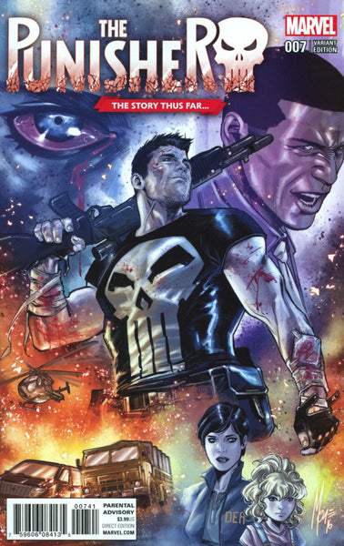 PUNISHER VOL 10 #7 CHECCHETTO STORY THUS FAR VAR NOW