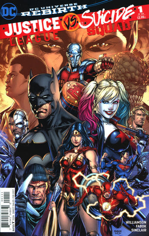 JUSTICE LEAGUE VS SUICIDE SQUAD #1 COVER A 1st PRINT