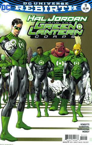 HAL JORDAN & THE GREEN LANTERN CORPS #11 COVER VARIANT B NOWLAN