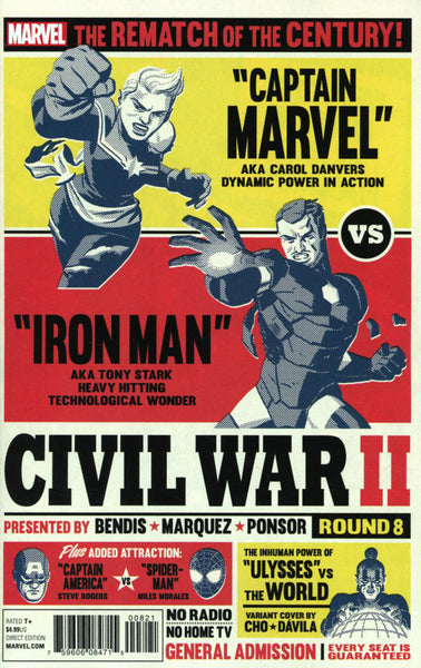 CIVIL WAR II #8 COVER B  CHO VAR