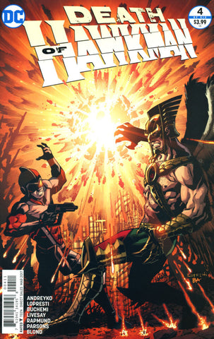 DEATH OF HAWKMAN #4 COVER A MAIN 1ST PRINT