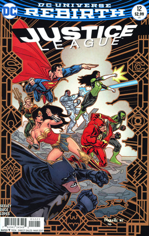 JUSTICE LEAGUE VOL 3 #12 COVER B PAQUETTE VARIANT