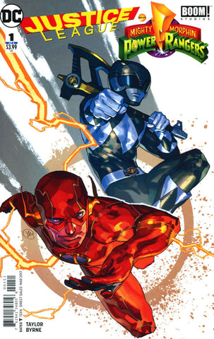 JUSTICE LEAGUE POWER RANGERS #1 FLASH BLACK PR VARIANT