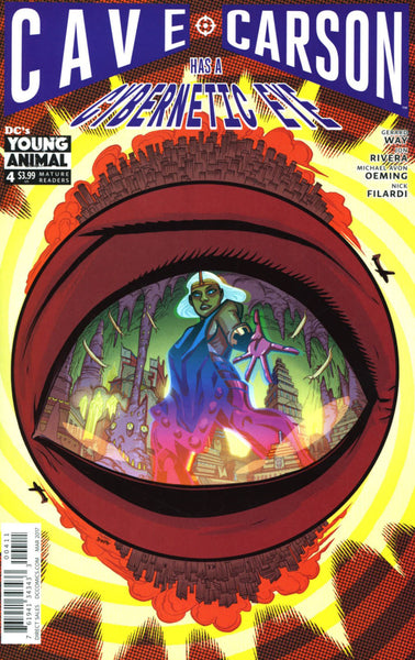 CAVE CARSON HAS A CYBERNETIC EYE #4 COVER A 1ST PRINT