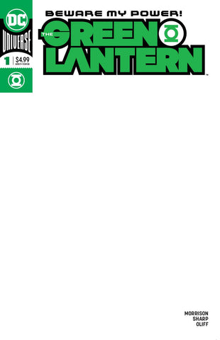 GREEN LANTERN #1 BLANK VAR ED