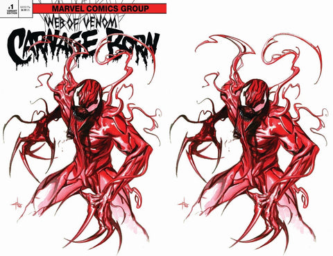 WEB OF VENOM CARNAGE BORN #1 DELLOTTO 2 PACK EXCLUSIVE