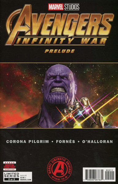 MARVELS AVENGERS INFINITY WAR PRELUDE #2 (OF 2)