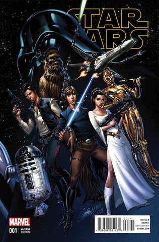 STAR WARS #1 CAMPBELL CONNECTING VARIANT