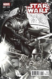 STAR WARS #1 LIMITED EDITION SKETCH EXCLUSIVE VARIANT