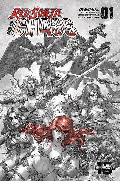 RED SONJA AGE OF CHAOS #1 QUAH HELL RED INCV
