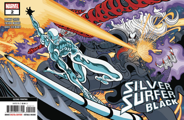 SILVER SURFER BLACK #2 (OF 5) 2ND PTG MOORE VAR