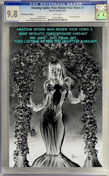 AMAZING SPIDER-MAN RENEW YOUR VOWS #3 MIKE DEODATO CGC NEGATIVE