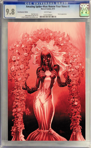 AMAZING SPIDER-MAN RENEW YOUR VOWS #3 MIKE DEODATO CGC BLOOD RED