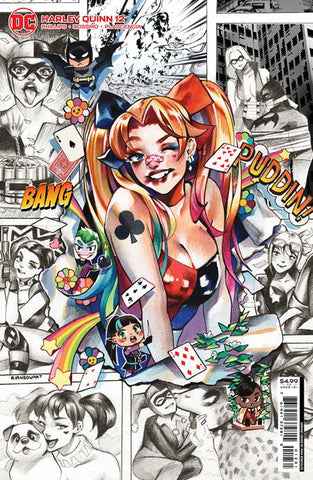 HARLEY QUINN #12 CVR C INC RIAN GONZALES CARD STOCK VAR