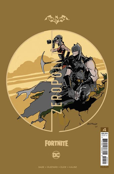 BATMAN FORTNITE ZERO POINT #4 (OF 6) PREMIUM VAR D DONALD MUSTARD CARD STOCK