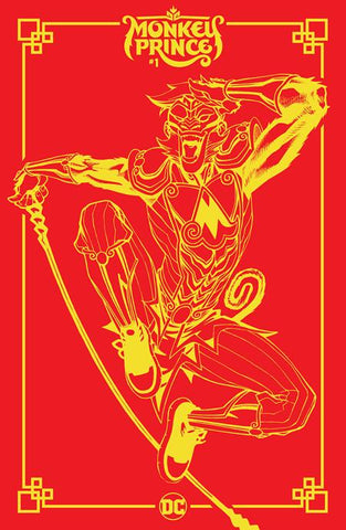 MONKEY PRINCE #1 (OF 12) CVR F GOLD FOIL RED ENVELOPE CARD STOCK VAR