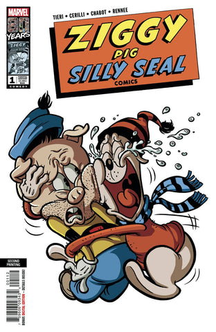 ZIGGY PIG SILLY SEAL COMICS #1 2ND PTG CHABOT VAR