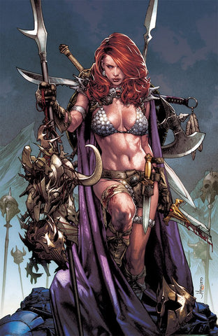 RED SONJA BIRTH OF SHE DEVIL #1 UNKNOWN JAY ANACLETO VIRGIN EXCLUSIVE