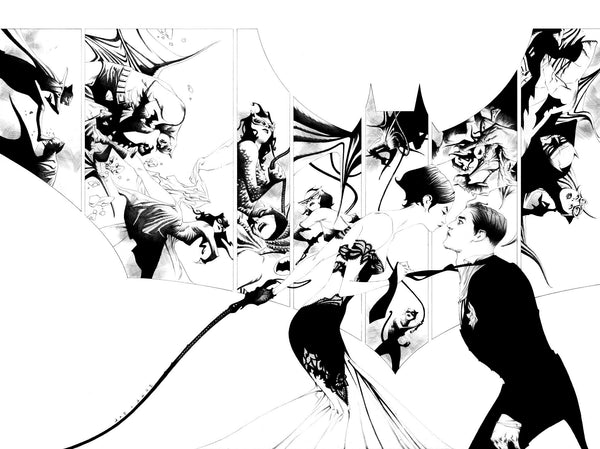 BATMAN #50 DYNAMIC FORCES BLACK AND WHITE EXCLUSIVE BY JAE LEE
