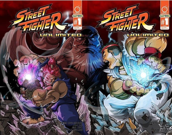 STREET FIGHTER UNLIMITED #1 HEROES HAVEN CONNECTING SET EXC