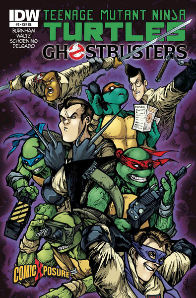 Teenage Mutant Ninja Turtles GhostBusters #2 ComicXposure Exclusive Variant