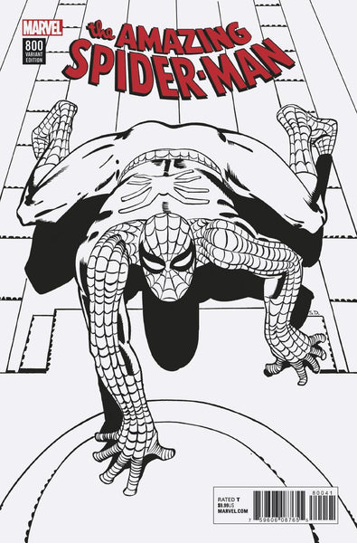 AMAZING SPIDER-MAN #800 REMASTERED B&W VAR