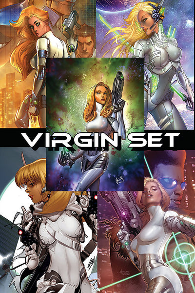 Cyber Spectre #1 Virgin set - 5 Cvrs