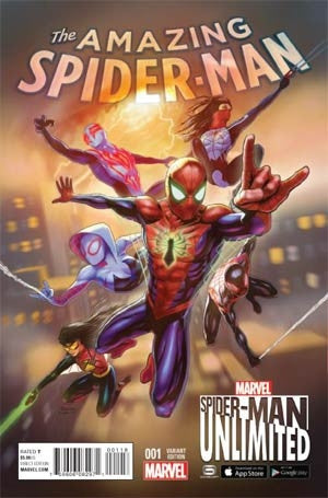 AMAZING SPIDER-MAN #1 SPIDER-MAN UNLIMITED GAME VAR