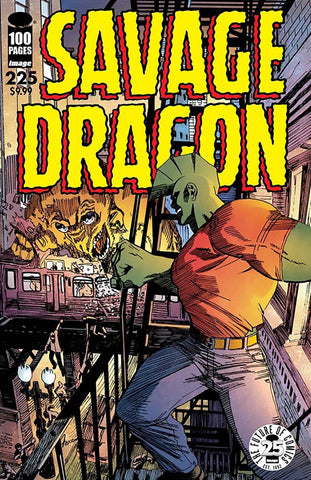 SAVAGE DRAGON #225 25TH ANNIVERSARY CVR B FOSCO