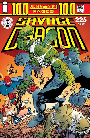 SAVAGE DRAGON #225 25TH ANNIVERSARY CVR C LARSEN