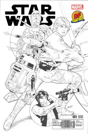 STAR WARS #1 DYNAMIC FORCES EXCLUSIVE B&W VARIANT