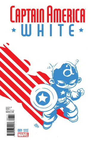 CAPTAIN AMERICA WHITE #1 (OF 5) YOUNG VAR
