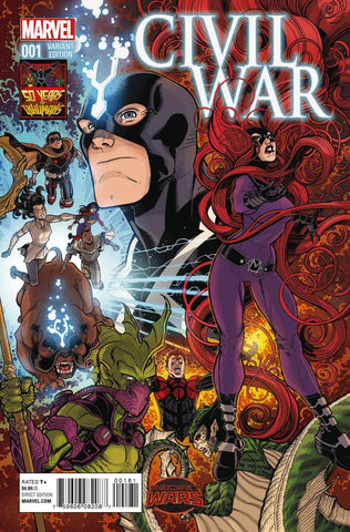 CIVIL WAR #1 INHUMANS 50TH ANNIV VAR