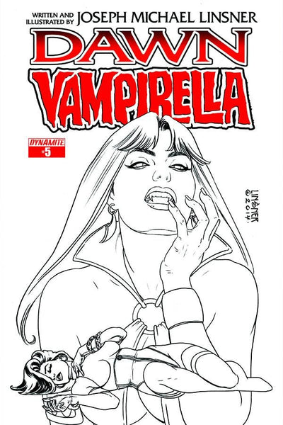 DAWN VAMPIRELLA #5 (OF 5) 10 COPY LINSNER B&W INCV