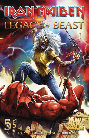 IRON MAIDEN LEGACY OF THE BEAST #5 (OF 5) CVR A CASAS (MR) (