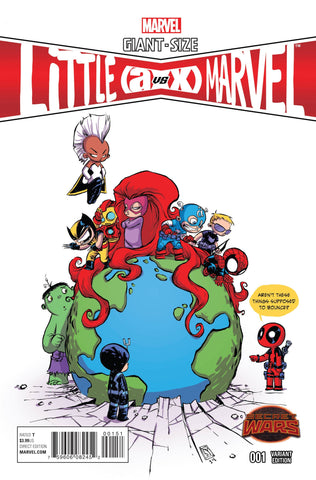 GIANT SIZE LITTLE MARVEL AVX #1 YOUNG PROMO VARIANT
