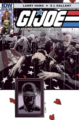 GI JOE A REAL AMERICAN HERO #215 VARIANT