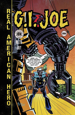 GI JOE A REAL AMERICAN HERO #216 EC SUBSCRIPTION VAR