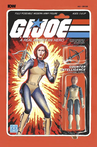 GI JOE A REAL AMERICAN HERO #221 SUBSCRIPTION VAR
