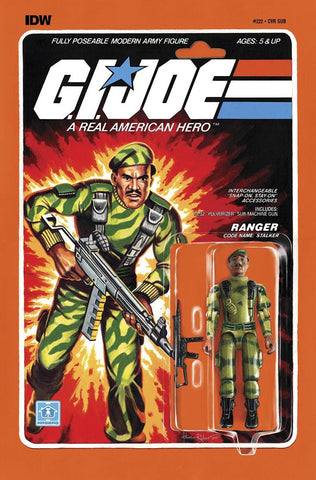 GI JOE A REAL AMERICAN HERO #222 SUBSCRIPTION VAR