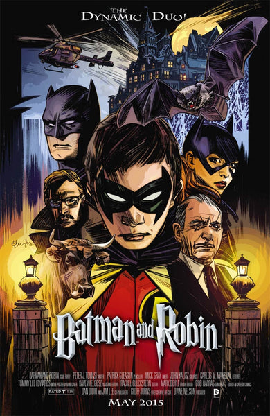 BATMAN AND ROBIN #40 MOVIE POSTER VAR ED