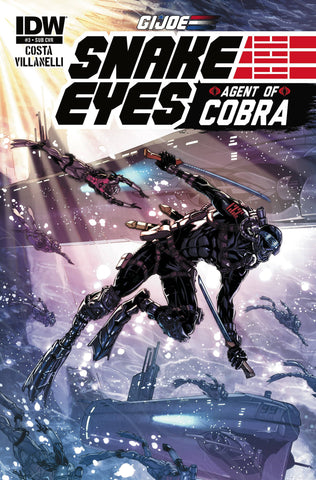 GI JOE SNAKE EYES AGENT OF COBRA #3 COVER B