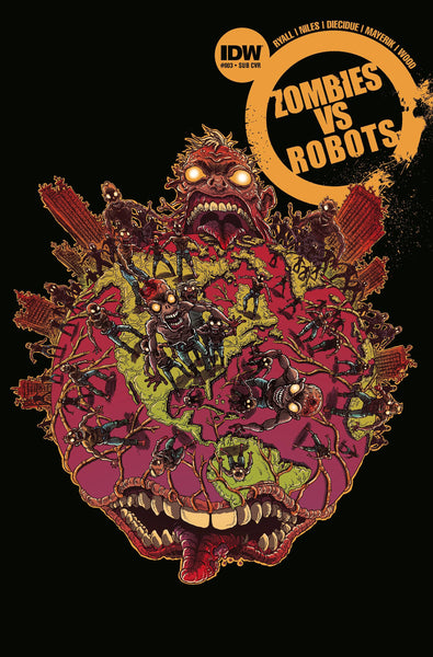 ZOMBIES VS ROBOTS #3 Cover B