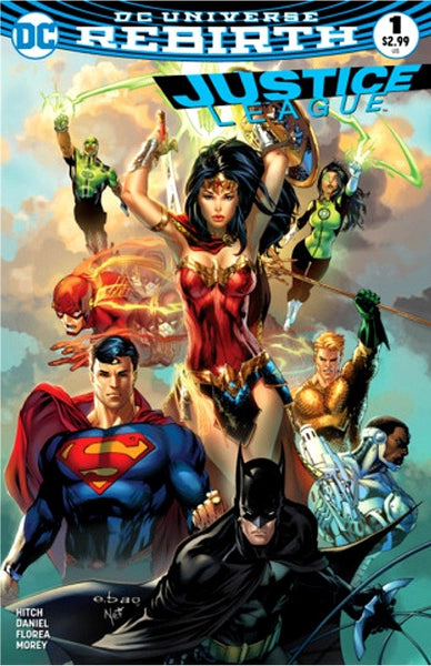 JUSTICE LEAGUE #1 EBAS BASALDUA COLOR VARIANT