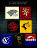 GAME OF THRONES MAGNET SET HOUSE SIGILS (C: 1-0-0)