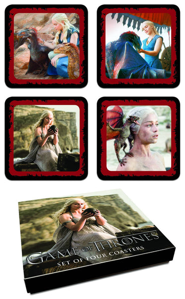 GAME OF THRONES COASTER SET DAENERYS TARGARYEN (C: 1-0-0)