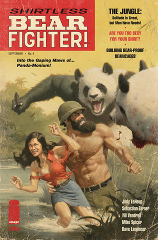 SHIRTLESS BEAR-FIGHTER #4 (OF 5) CVR B RIVERA