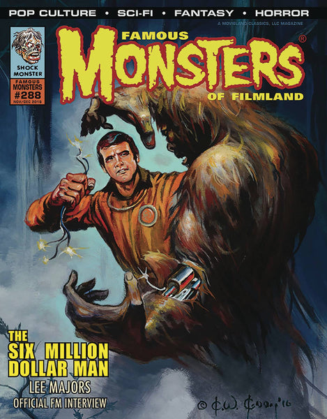 FAMOUS MONSTERS OF FILMLAND #288 SIX MILLION DOLLAR MAN VAR